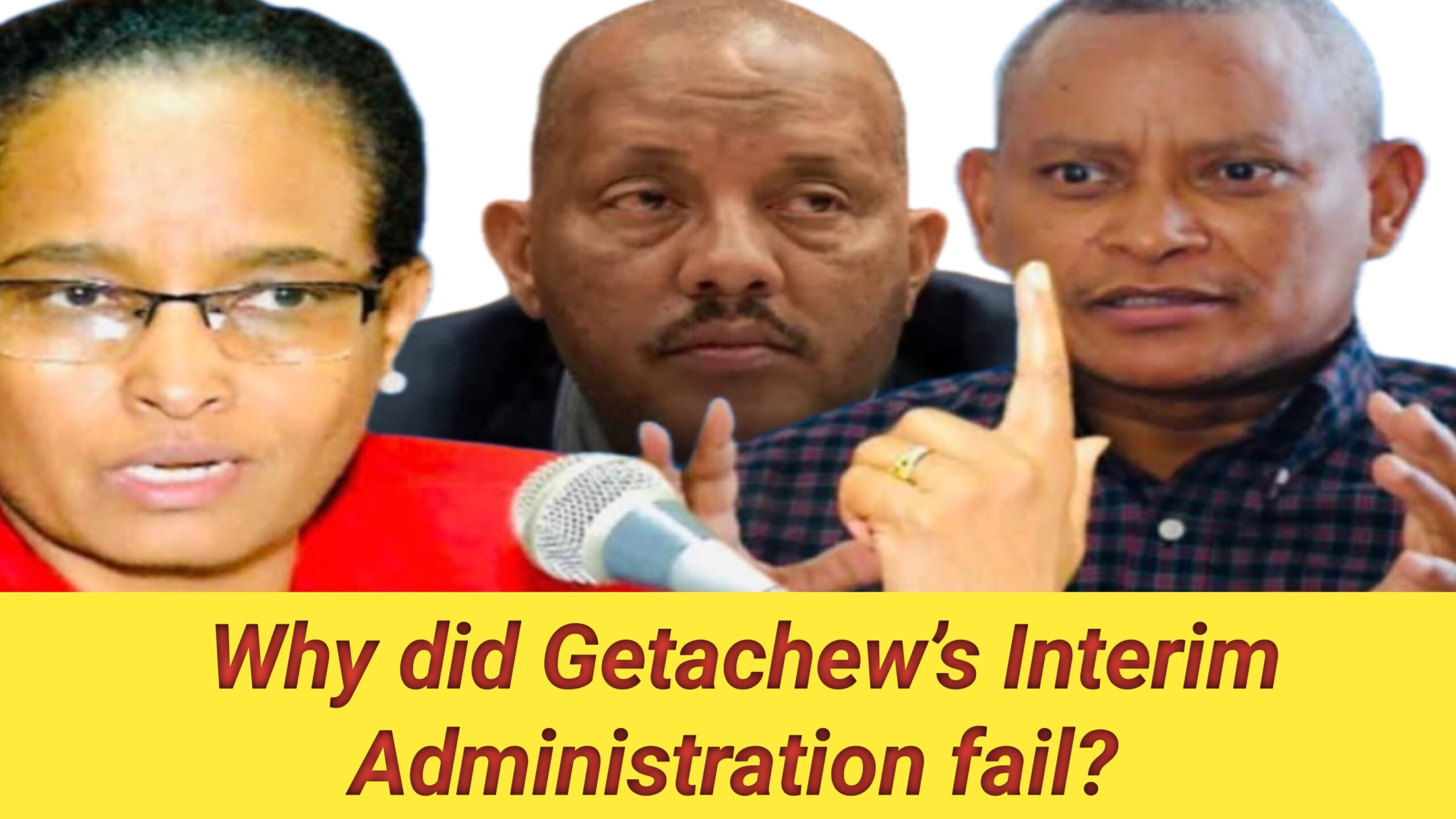 Why did Getachew’s Interim Administration fail? Who is to Blame?