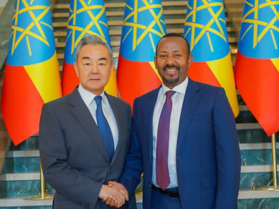 Prime Minister Abiy Ahmed Meets Chinese Foreign Minister Wang Yi in Addis Ababa