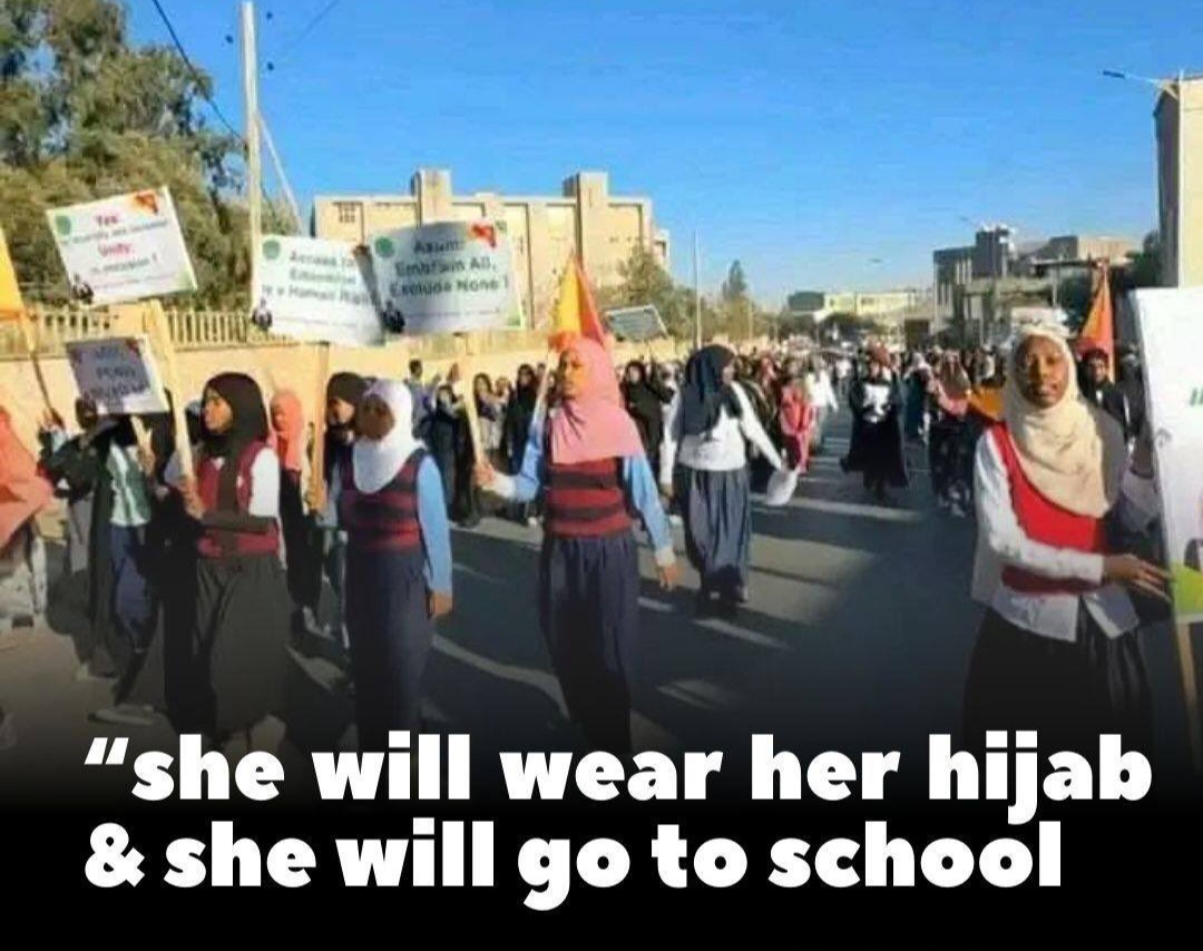 Muslim residents protest in Mekelle over hijab ban in Axum schools